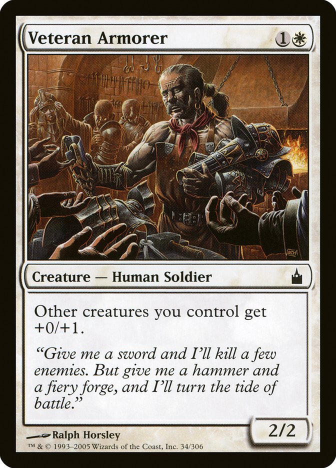 Veteran Armorer [Ravnica: City of Guilds] (34)