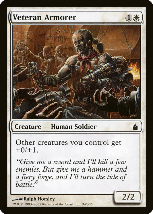 Veteran Armorer [Ravnica: City of Guilds] (34)