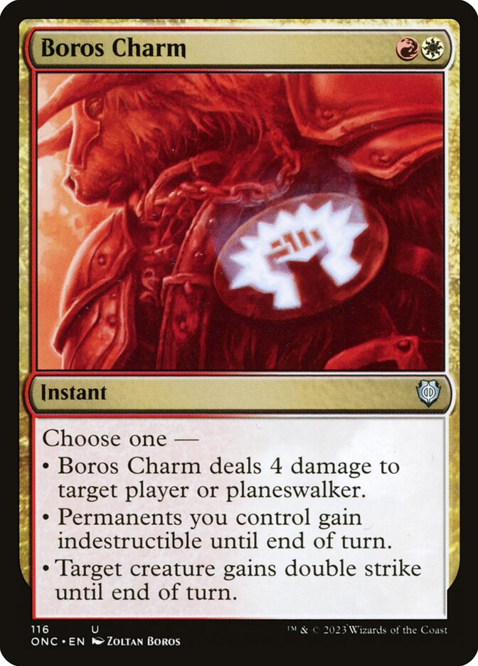 Boros Charm [Phyrexia: All Will Be One Commander] (116)