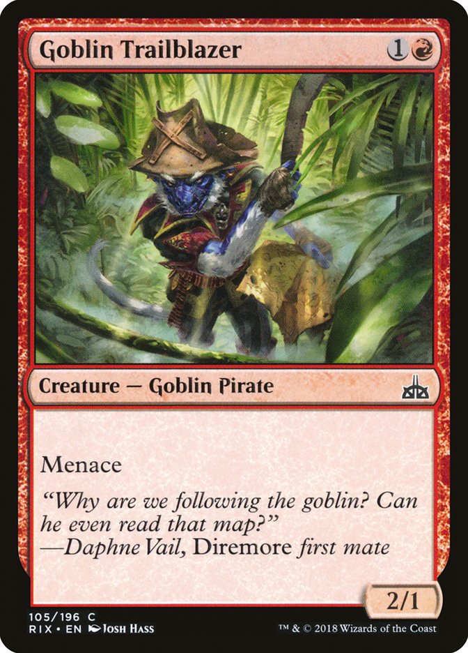 Goblin Trailblazer [Rivals of Ixalan] (105)