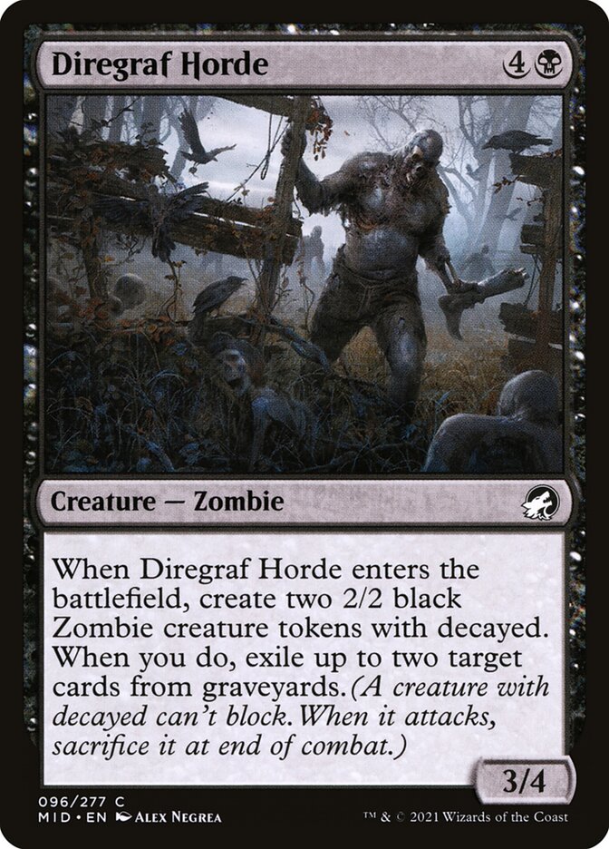 Diregraf Horde [Innistrad: Midnight Hunt] (96)