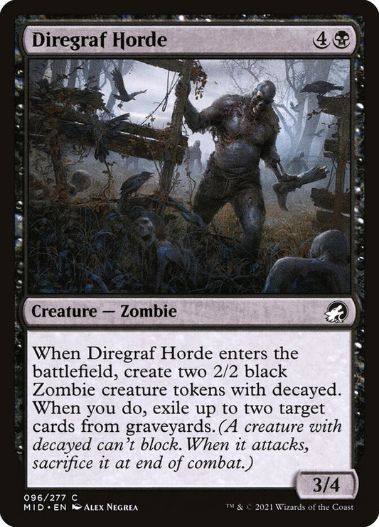 Diregraf Horde [Innistrad: Midnight Hunt] (96)