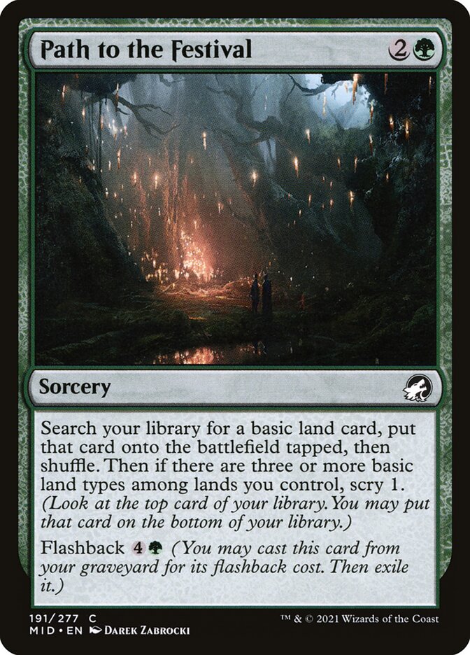 Path to the Festival [Innistrad: Midnight Hunt] (191)