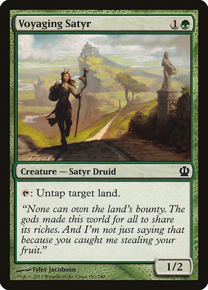 Voyaging Satyr [Theros] (182)
