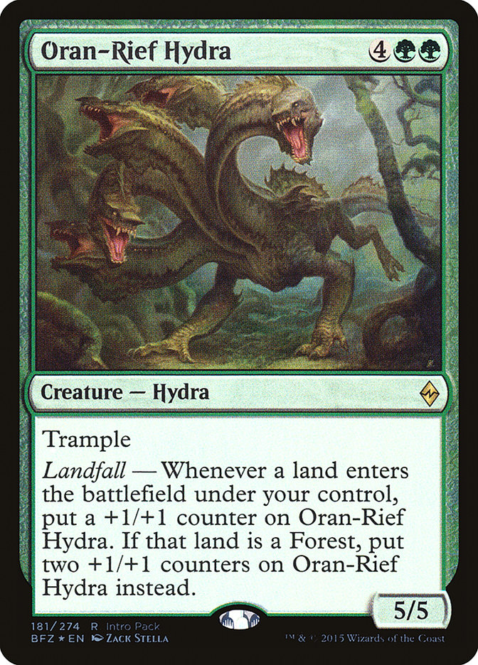 Oran-Rief Hydra [Battle for Zendikar Promos] (181)