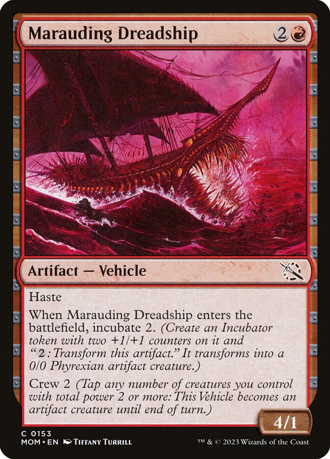 Marauding Dreadship [March of the Machine] (153)
