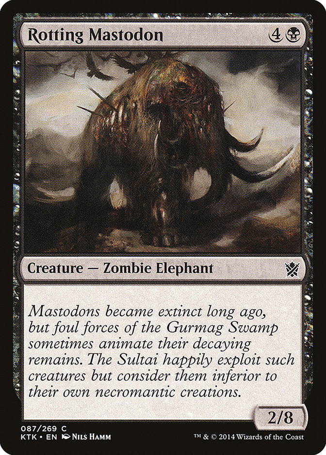 Rotting Mastodon [Khans of Tarkir] (87)