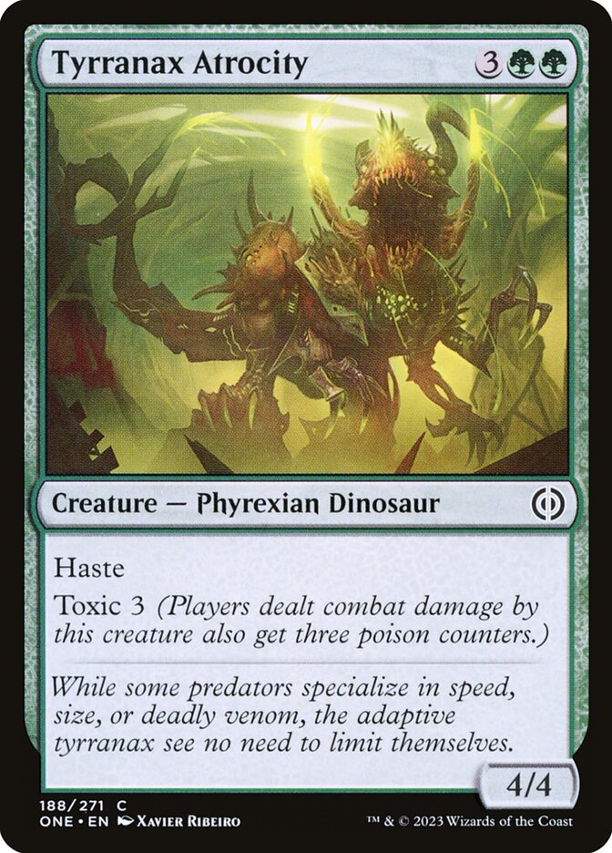 Tyrranax Atrocity [Phyrexia: All Will Be One] (188)