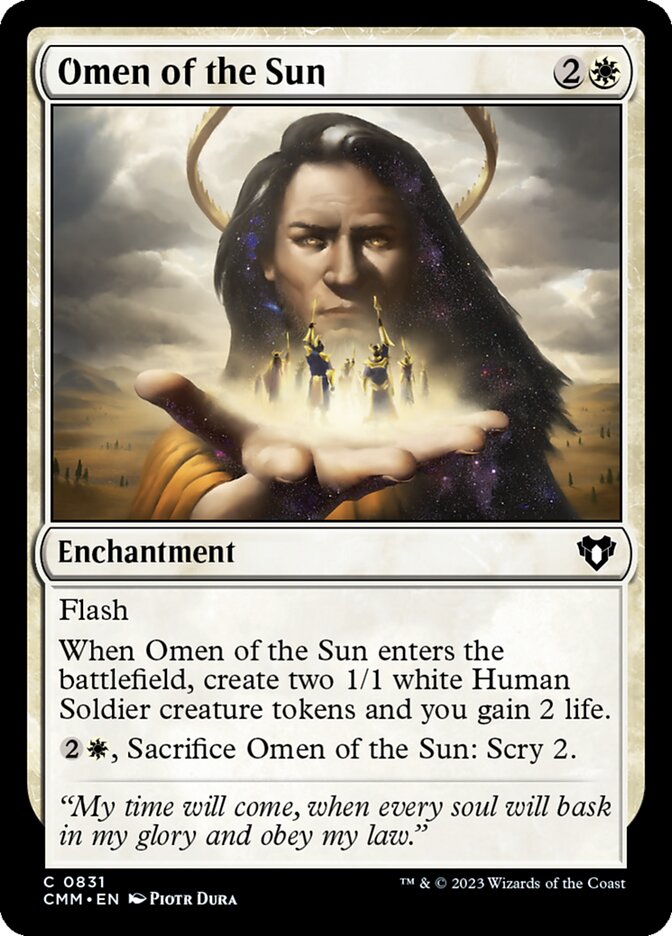 Omen of the Sun [Commander Masters] (831)