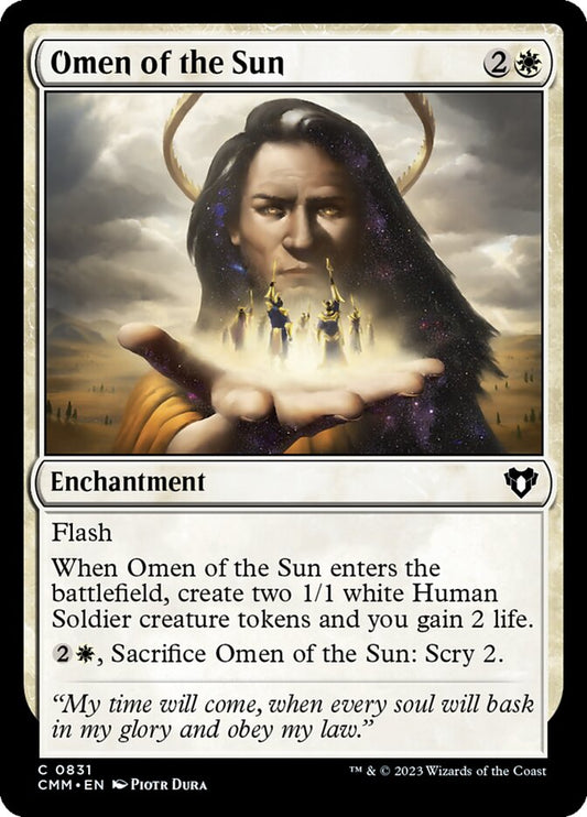 Omen of the Sun [Commander Masters] (831)