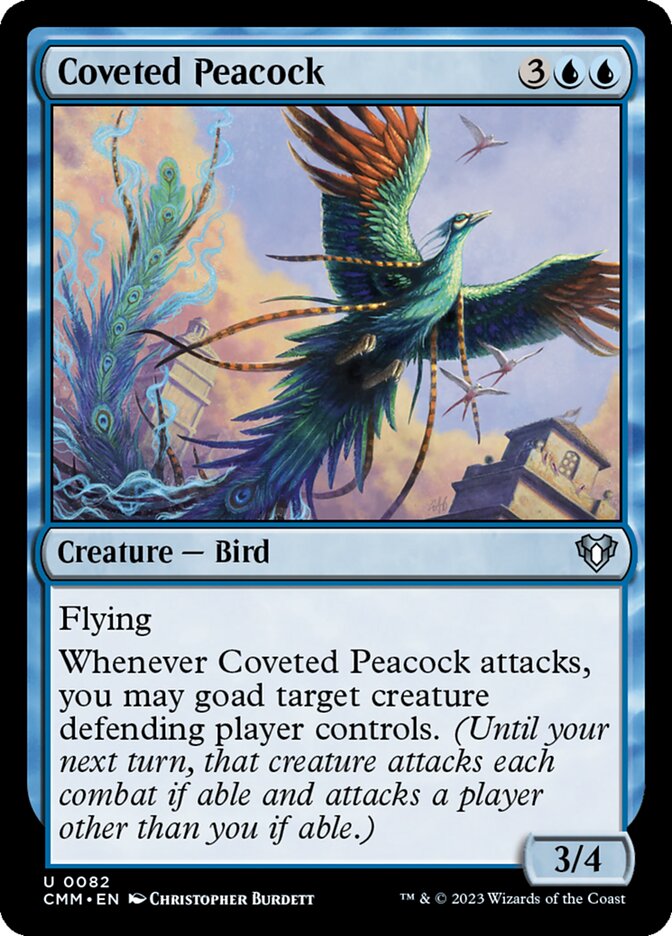 Coveted Peacock [Commander Masters] (82)