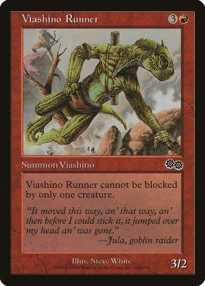 Viashino Runner [Urza's Saga] (224)