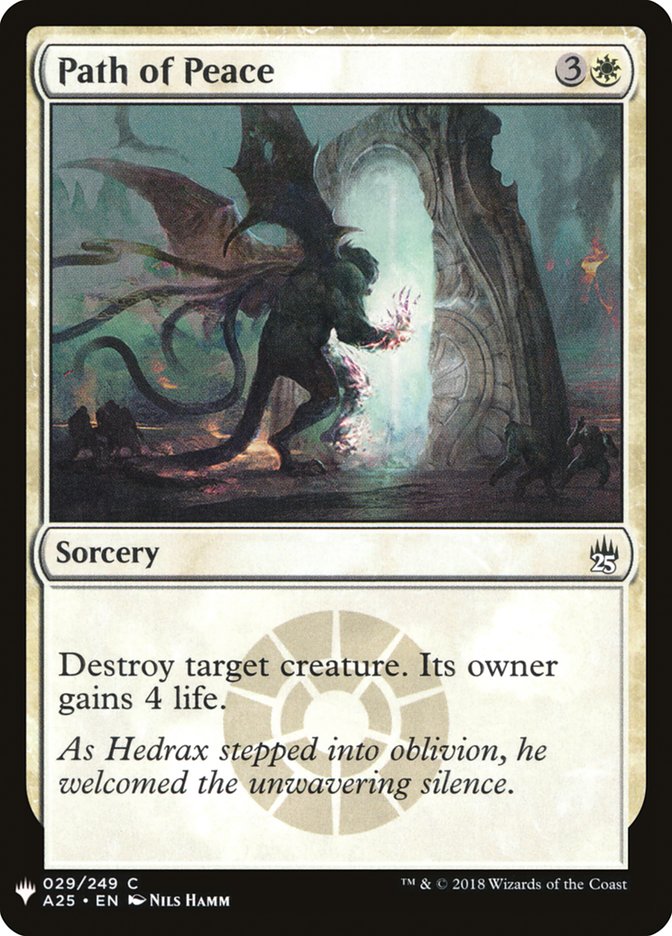 Path of Peace [The List] (A25-29)