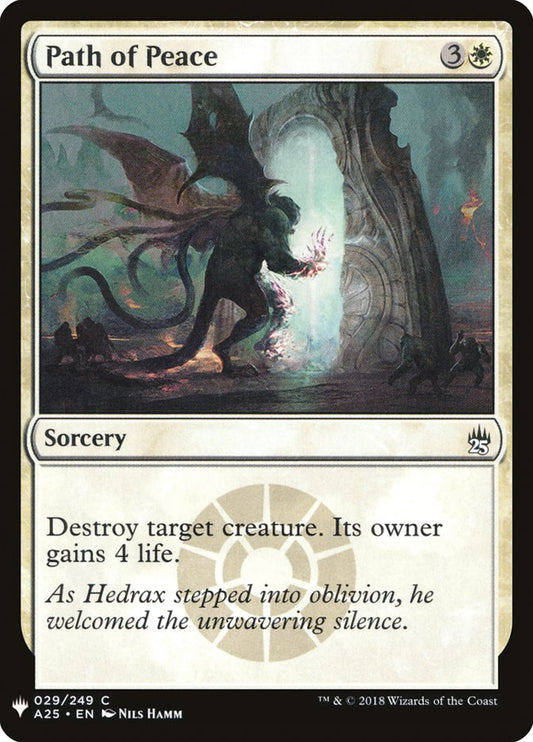 Path of Peace [The List] (A25-29)