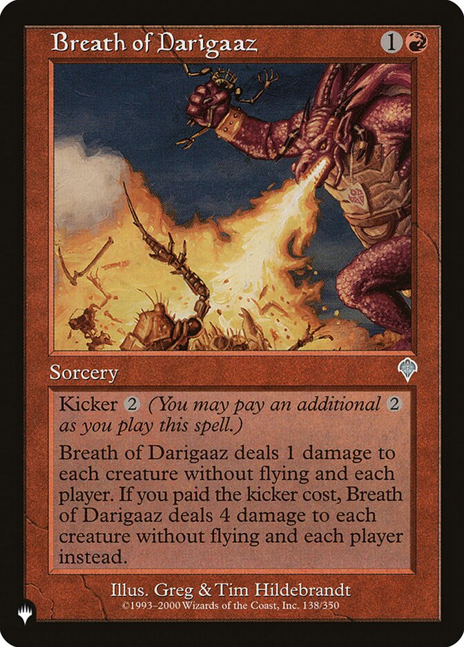 Breath of Darigaaz [The List] (INV-138)