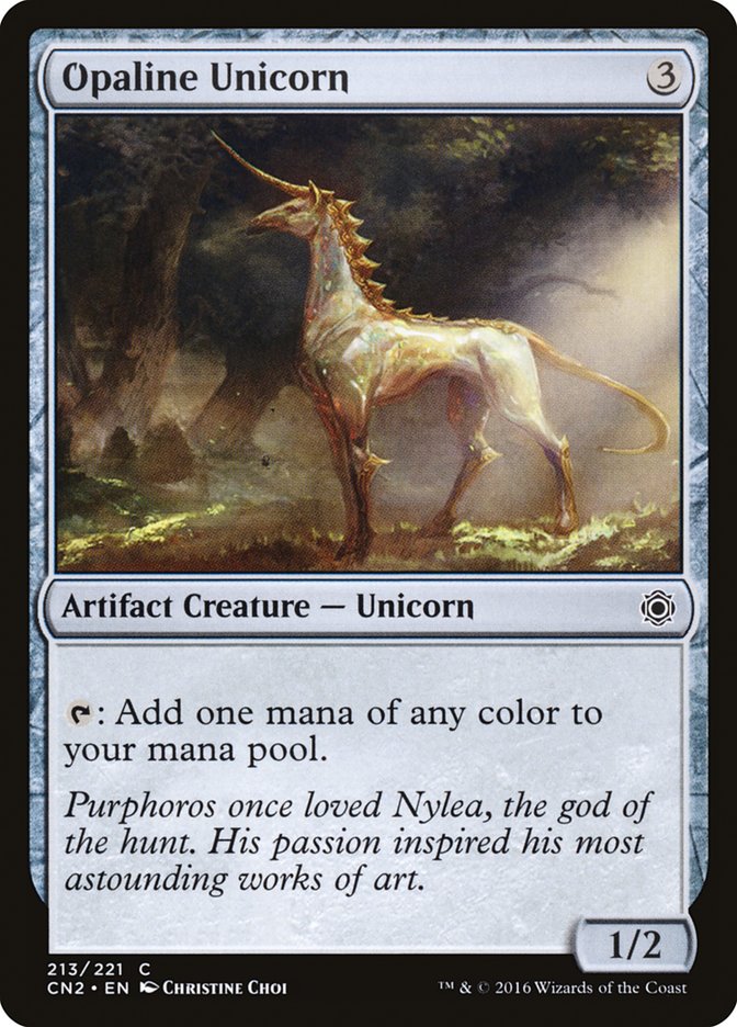 Opaline Unicorn [Conspiracy: Take the Crown] (213)