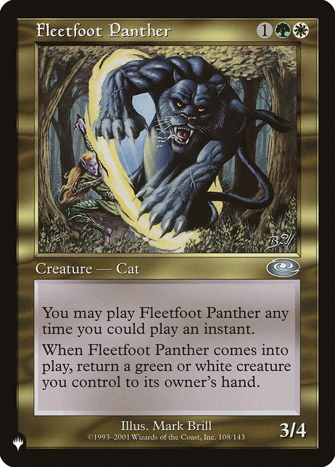 Fleetfoot Panther [The List] (PLS-108)