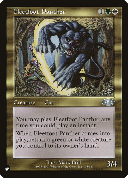Fleetfoot Panther [The List] (PLS-108)