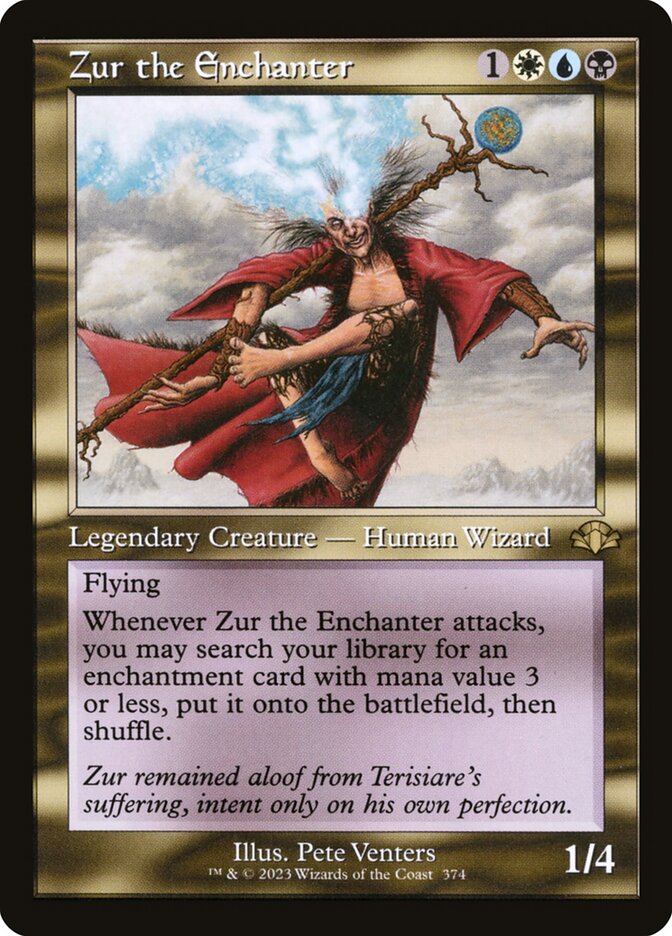 Zur the Enchanter [Dominaria Remastered] (374)