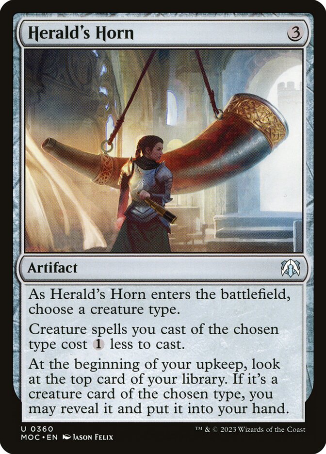 Herald's Horn [March of the Machine Commander] (360)