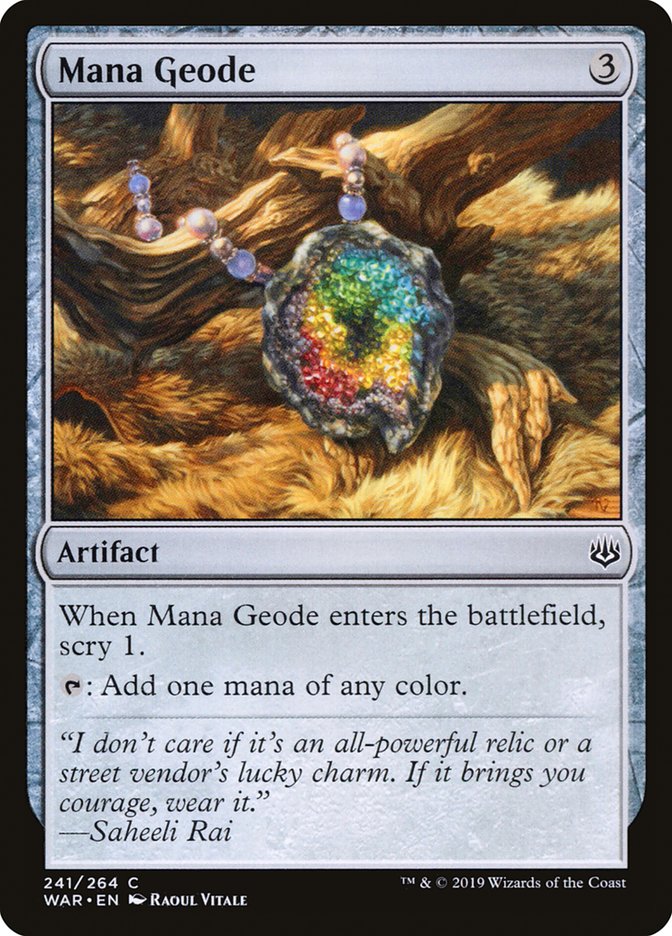 Mana Geode [War of the Spark] (241)