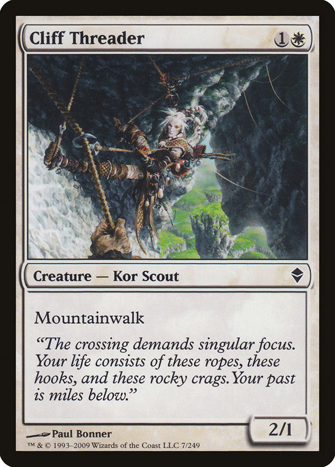 Cliff Threader [Zendikar] (7)