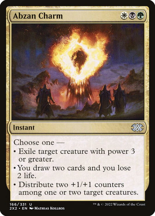 Abzan Charm [Double Masters 2022] (166)