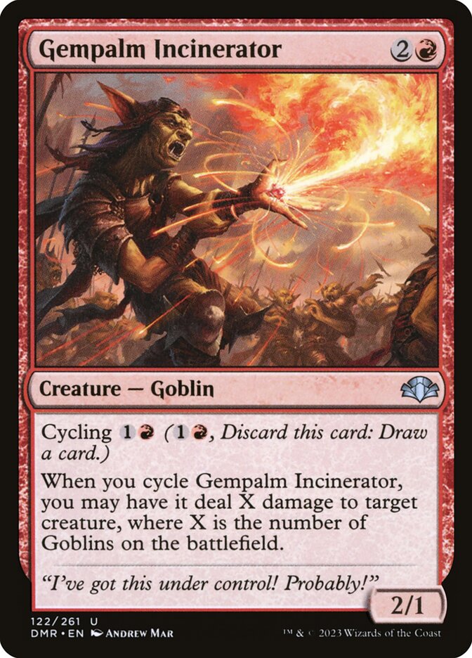 Gempalm Incinerator [Dominaria Remastered] (122)