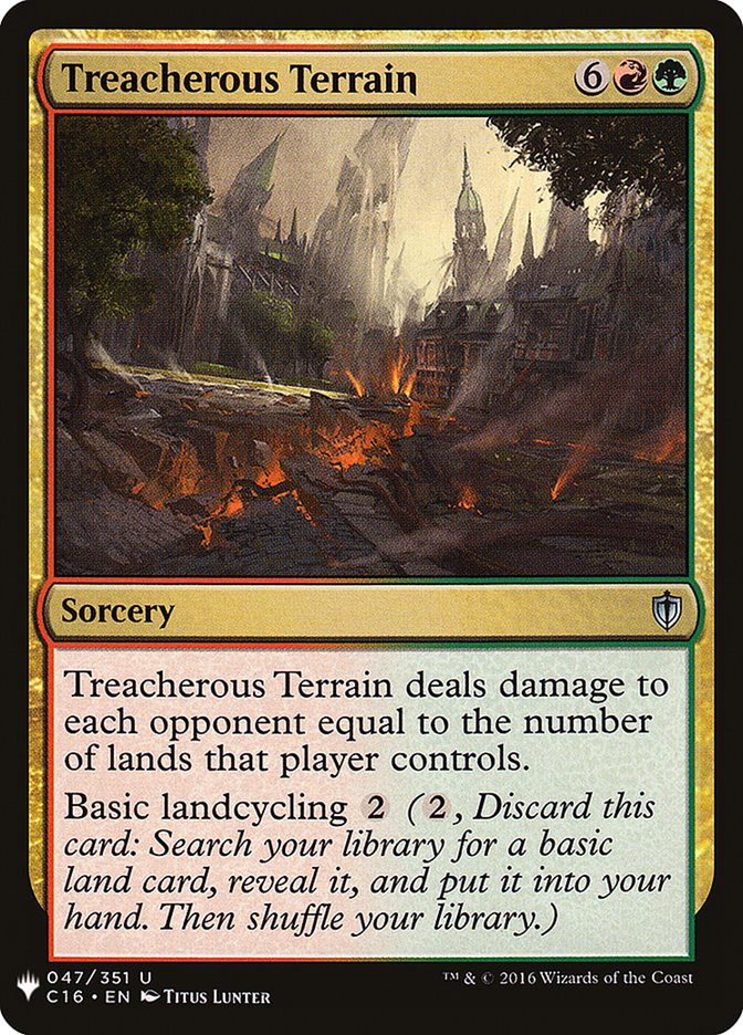 Treacherous Terrain [The List] (C16-47)