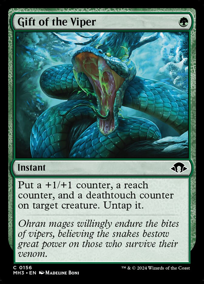 Gift of the Viper [Modern Horizons 3] (156)