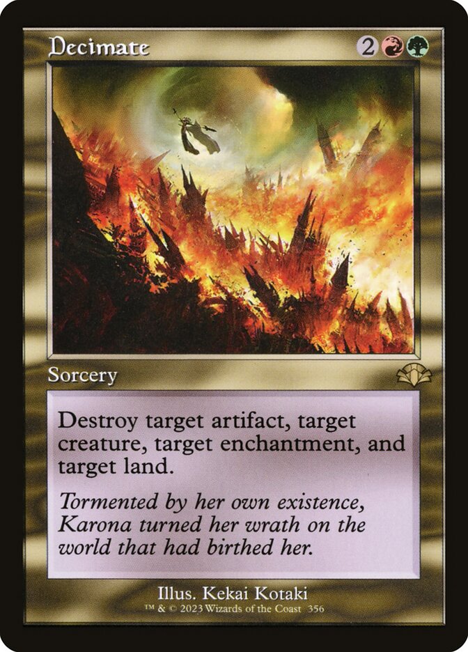 Decimate [Dominaria Remastered] (356)