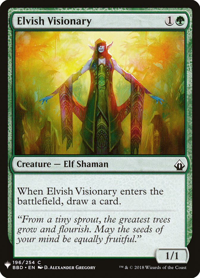 Elvish Visionary [The List] (BBD-196)