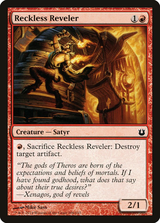 Reckless Reveler [Born of the Gods] (106)