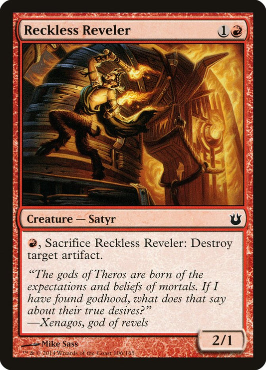 Reckless Reveler [Born of the Gods] (106)