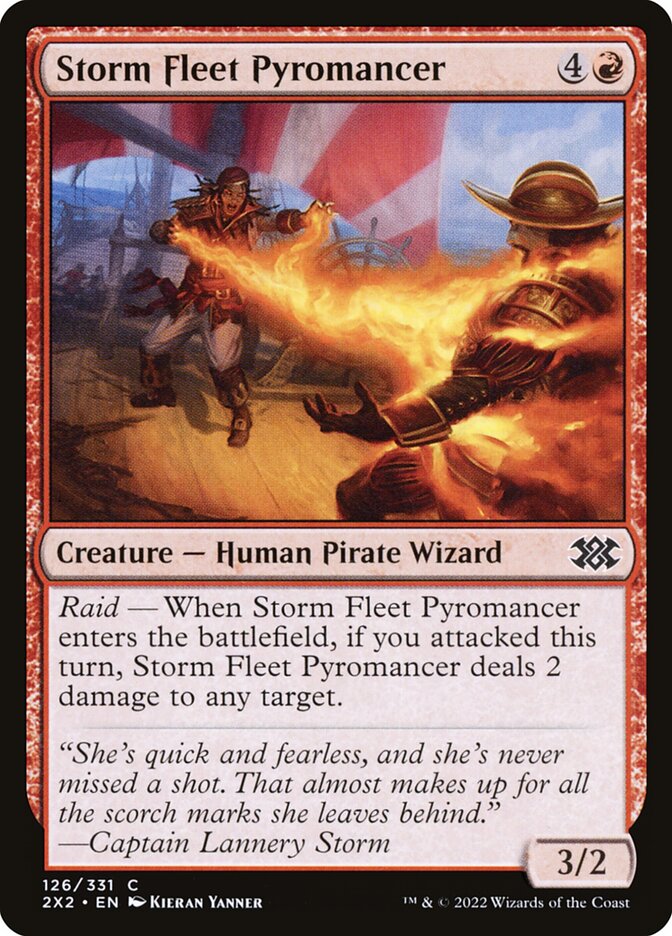 Storm Fleet Pyromancer [Double Masters 2022] (126)