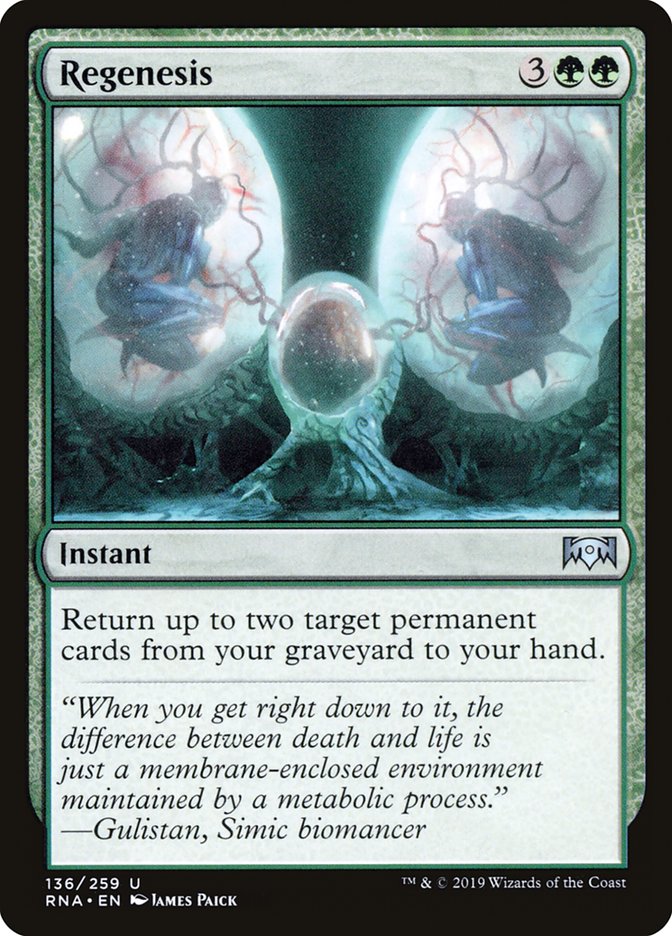 Regenesis [Ravnica Allegiance] (136)