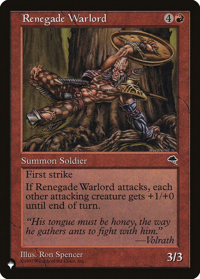Renegade Warlord [The List] (TMP-197)