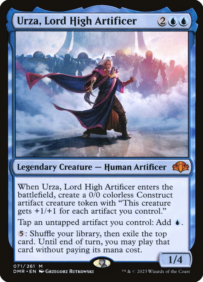 Urza, Lord High Artificer [Dominaria Remastered] (423)
