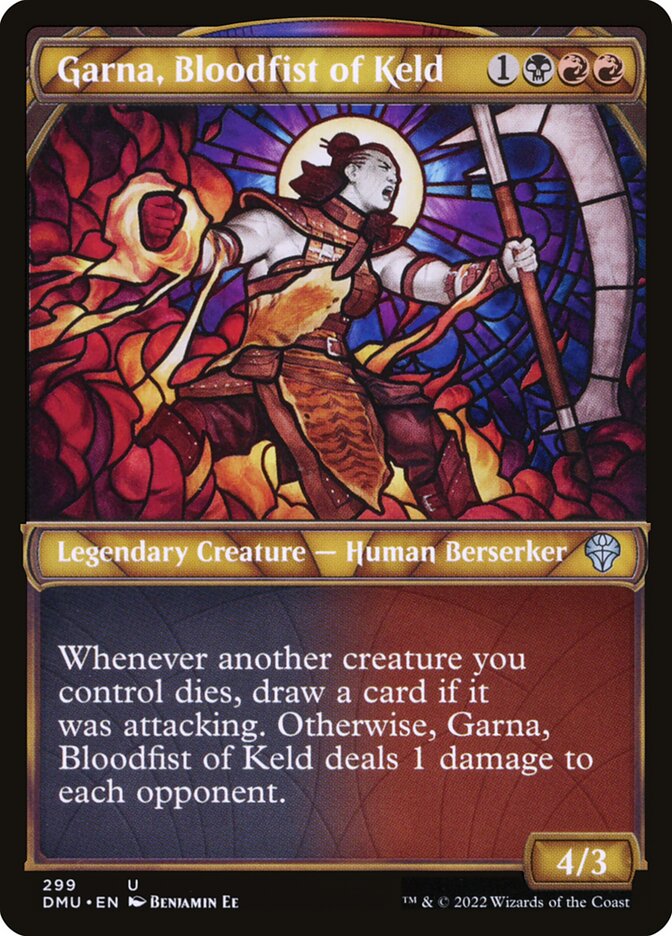 Garna, Bloodfist of Keld [Dominaria United] (299)