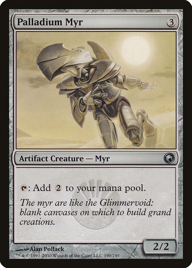 Palladium Myr [Scars of Mirrodin] (190)