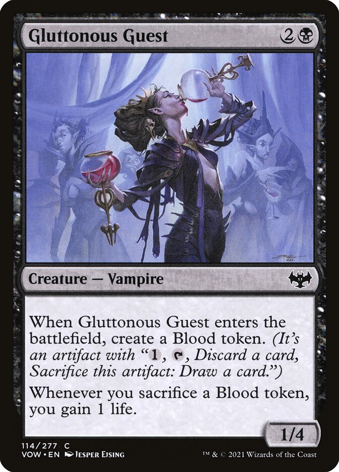 Gluttonous Guest [Innistrad: Crimson Vow] (114)