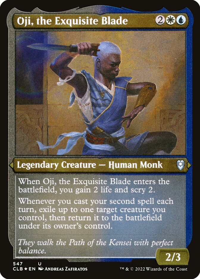 Oji, the Exquisite Blade [Commander Legends: Battle for Baldur's Gate] (547)
