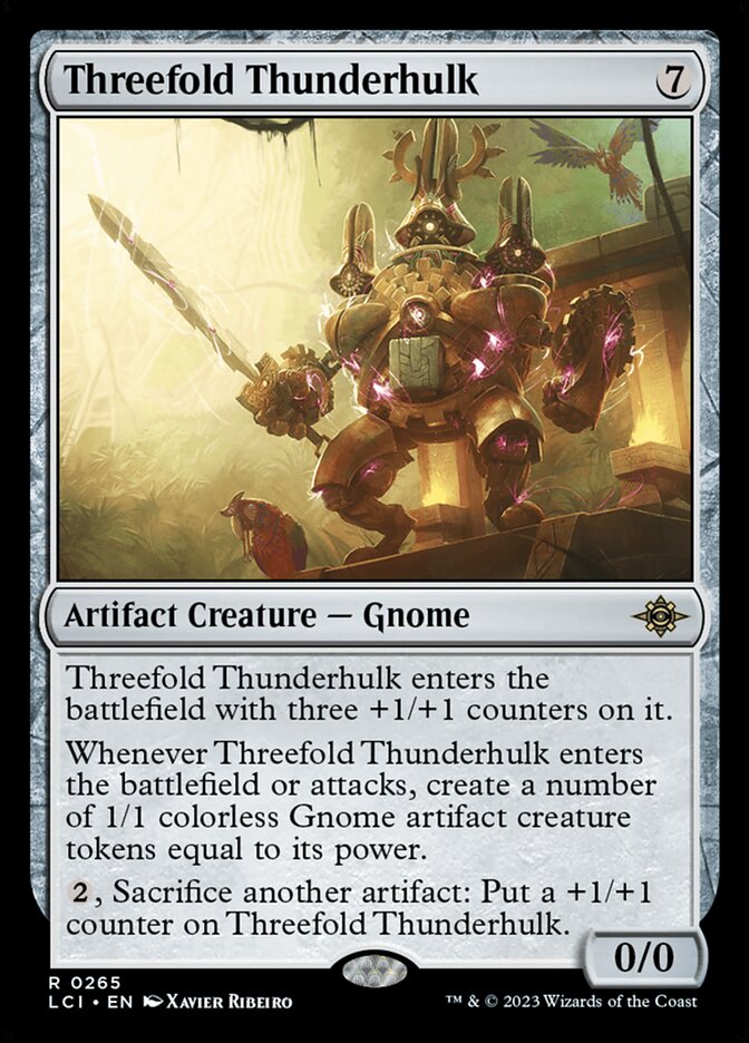 Threefold Thunderhulk [The Lost Caverns of Ixalan] (265)