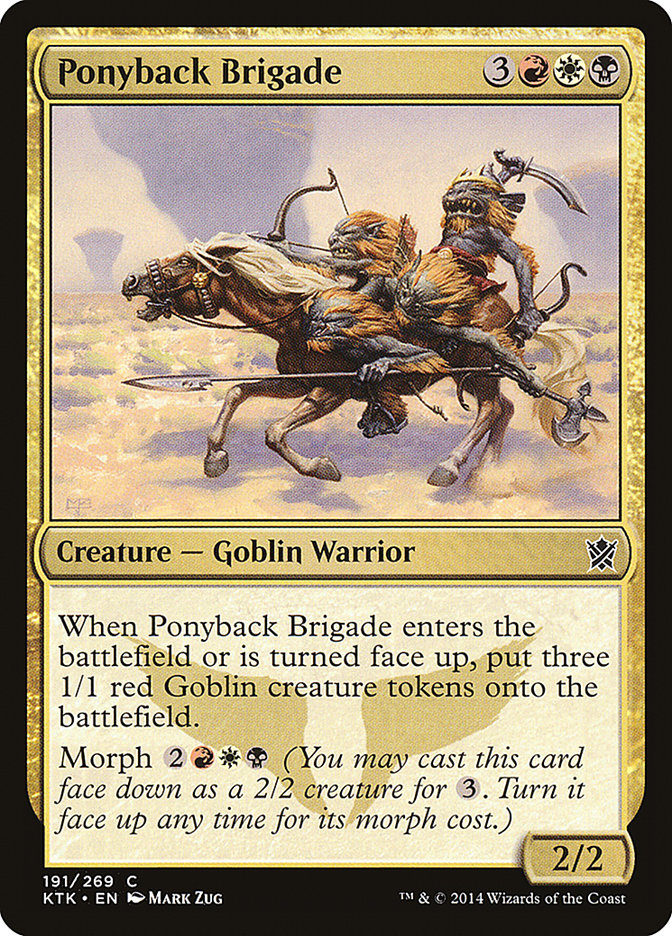Ponyback Brigade [Khans of Tarkir] (191)