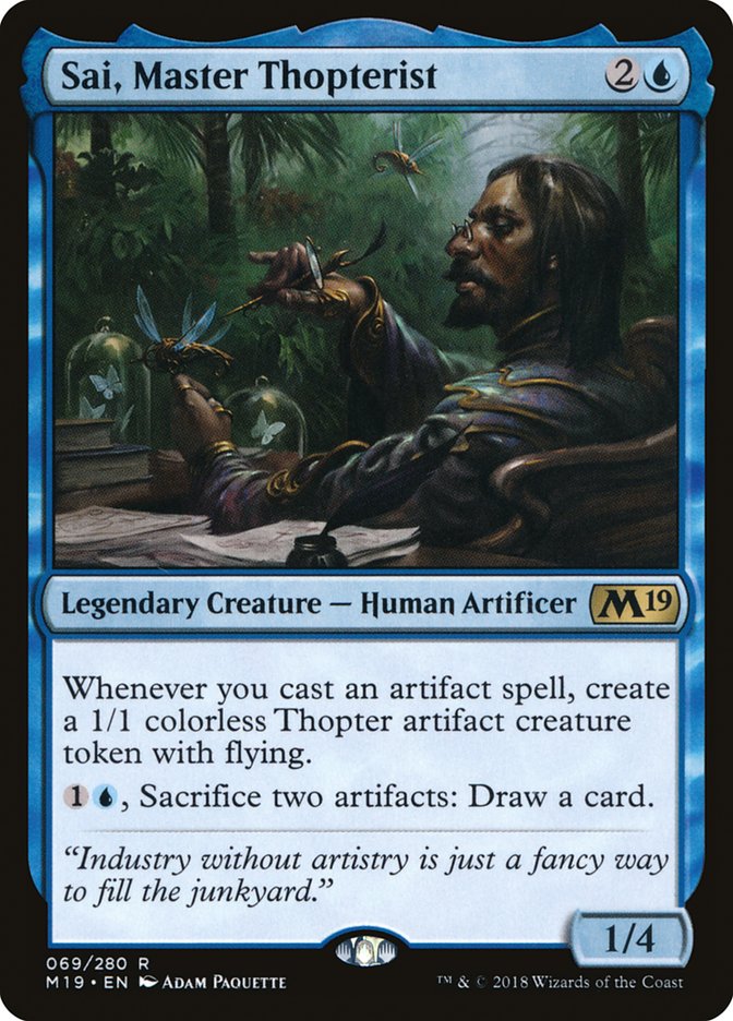 Sai, Master Thopterist [Core Set 2019] (69)