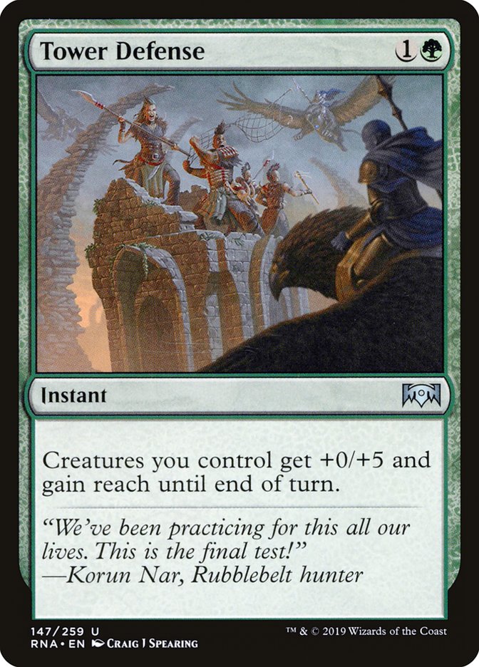 Tower Defense [Ravnica Allegiance] (147)