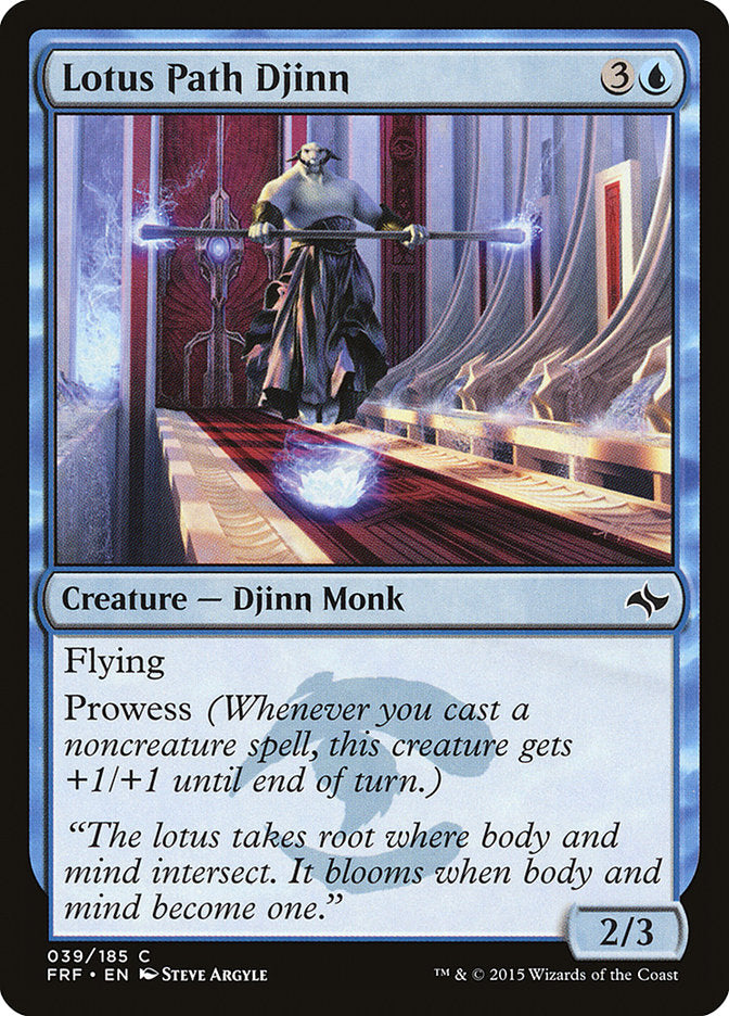 Lotus Path Djinn [Fate Reforged] (39)