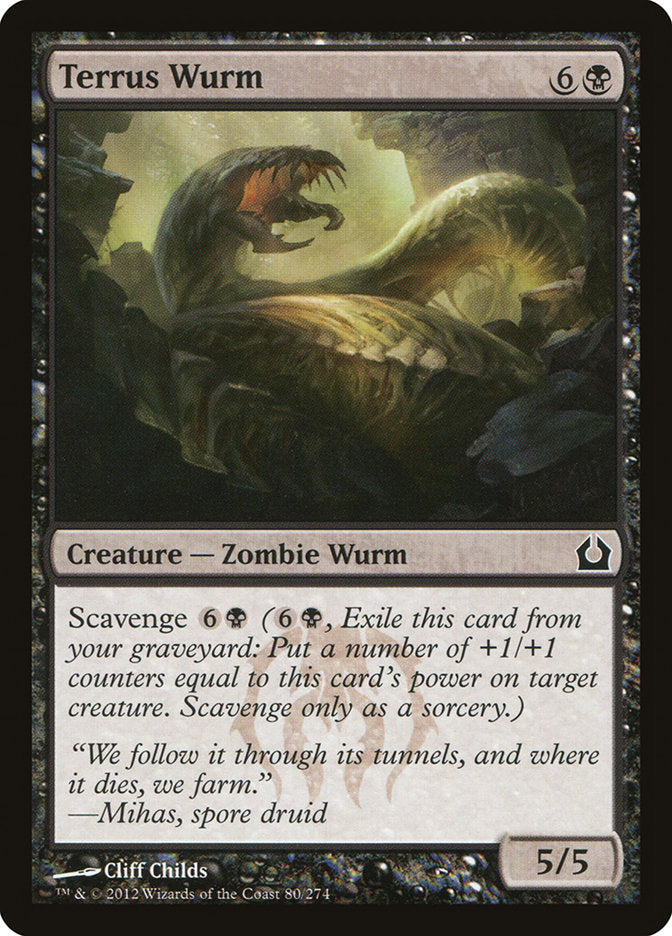 Terrus Wurm [Return to Ravnica] (80)