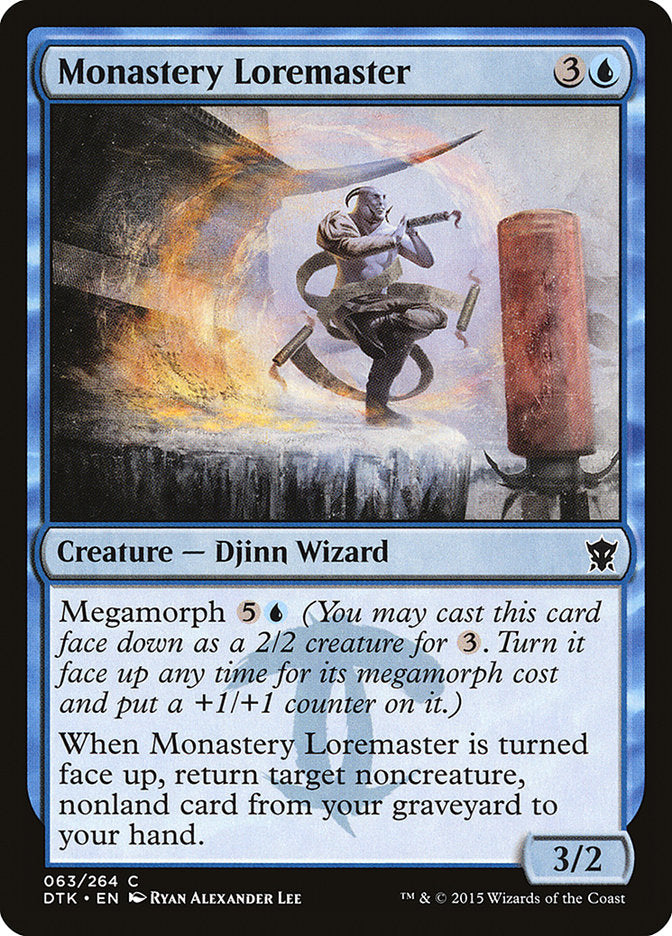 Monastery Loremaster [Dragons of Tarkir] (63)