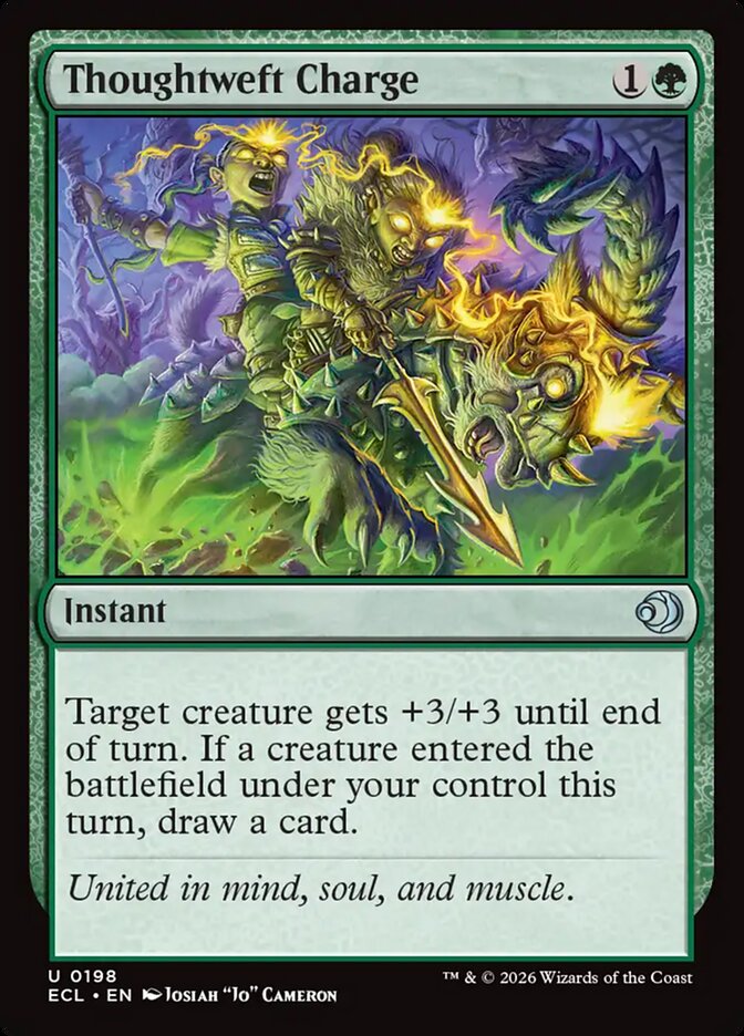 Thoughtweft Charge [Lorwyn Eclipsed] (198)